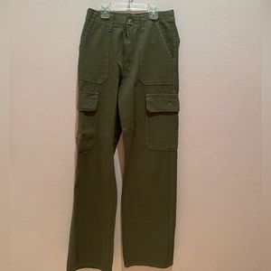 Zara cargo green pants